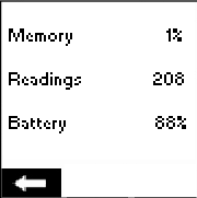 EL-GFX Data Logger status screen