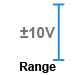 This data logger features a plus/minus 10 Volt full scale range