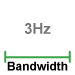 This amplifier module has 3Hz bandwidth.