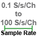 This data logger can sample and record data 10ms to 10 second intervals.