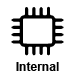 This data logger stores data to internal memory