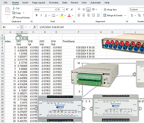 ExcelLink Data Acquisition Software